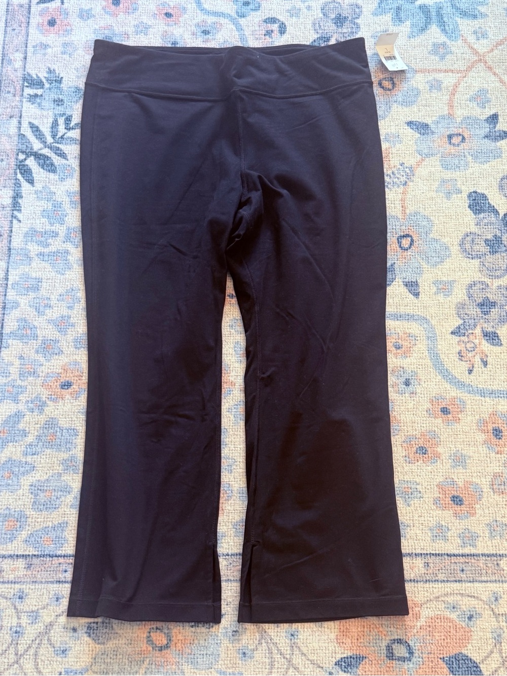 J. Jill Fit Black Active flare cropped Pants